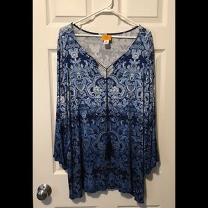 Ruby Rd. Blue Tunic